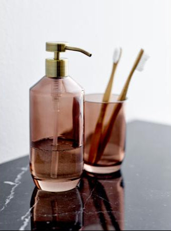 Stikla zobu birstes turētājs